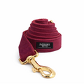 The Signature Leash  - Burgundy