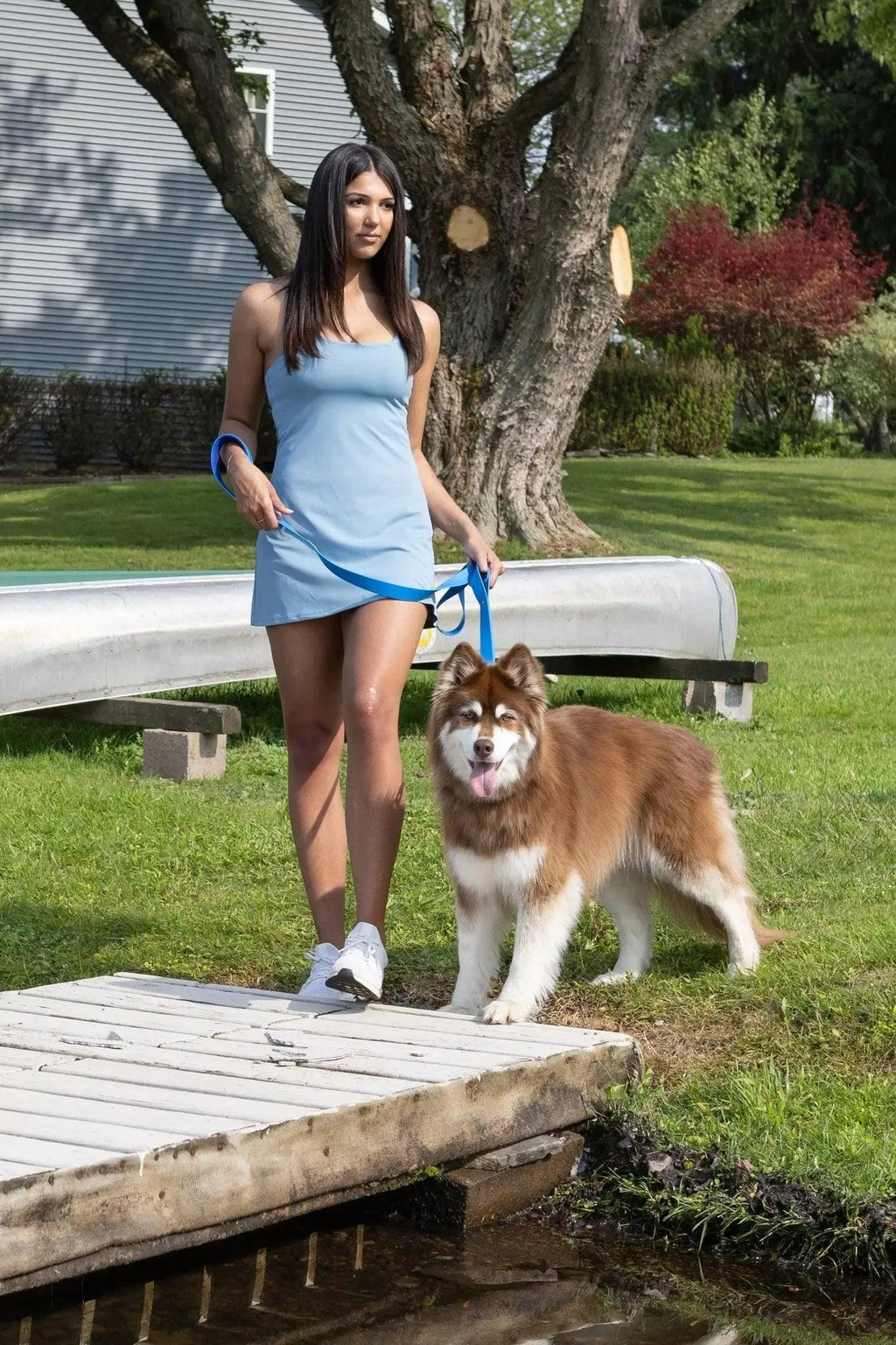 Waterproof Dog Leash - Sky Blue