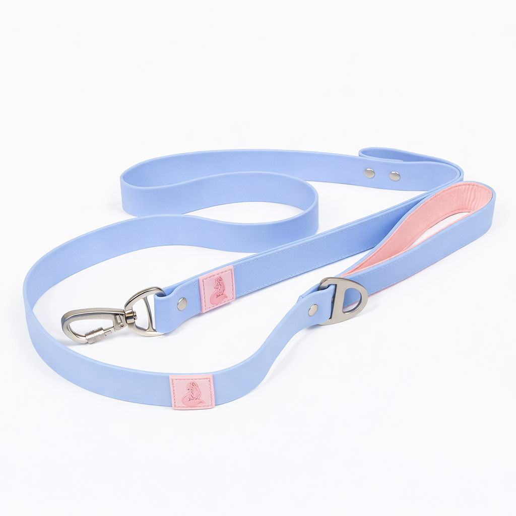 Waterproof Dog Leash - Blue Sky Orchid
