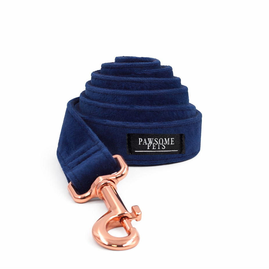 The Signature Leash  -  Navy Blue