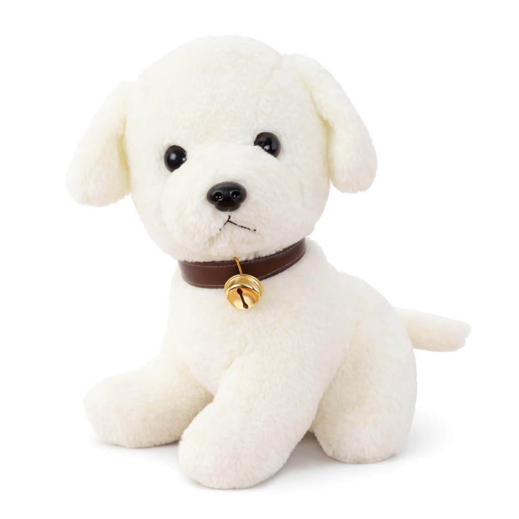 Dog Sitting Plush Soft Toy