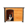 Wooden Dog House Outdoor and Indoor Kennel - 45 Inch